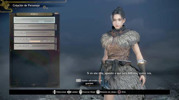 No os podéis hacer una idea de lo abrumadoramente completo que es el editor de personajes.