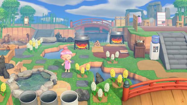 Animal Crossing New Horizons Aguas Termales