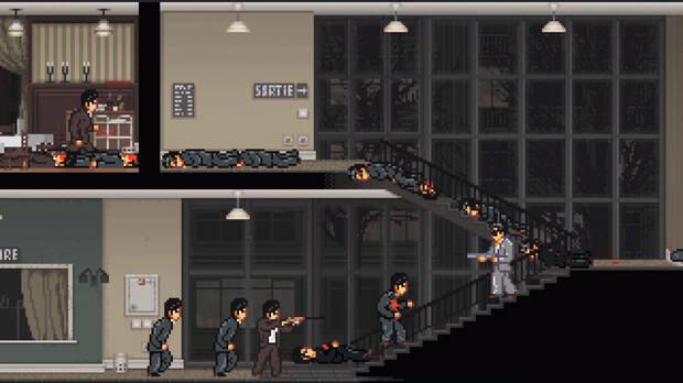 Da igual que haya varias alturas, los disparos se realizan de la misma manera.