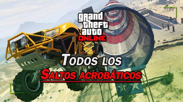 GTA Online - Todos los coleccionables: Saltos acrobáticos