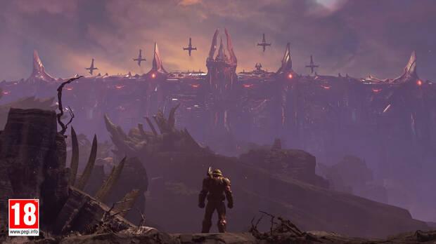 Imagen del teaser de DOOM Eternal: The Ancient Gods Parte 2.