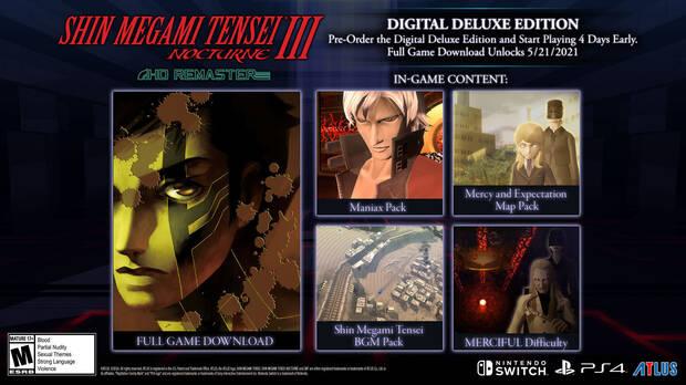 Shin Megami Tensei III Nocturne HD Remaster se lanza el 25 de mayo en PS4, Switch y PC
