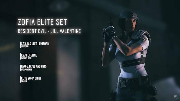 Jill Valentine Resident Evil Rainbow six