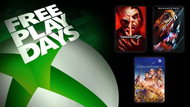 Free Play Days de Xbox Live Gold del 25 al 29 de marzo.