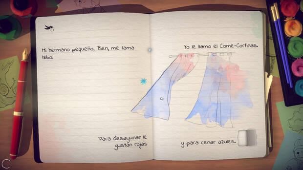 El diario de la protagonista es animado y tiene su gracia, dado que es necesario guiar a la joven protagonista por el interior de sus páginas.