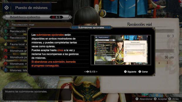 Monster Hunter Rise - Submisiones opcionales