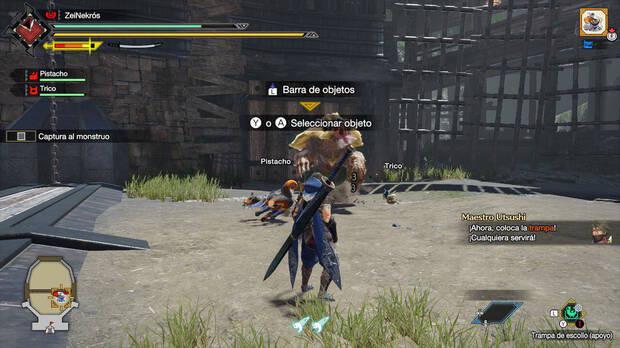 Monster Hunter Rise - ¿Cómo capturar a los monstruos grandes?