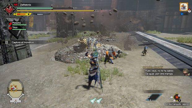 Monster Hunter Rise - Usar objetos sedantes para capturar monstruos