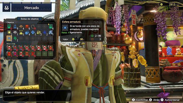 Monster Hunter Rise - ¿Es posible aumentar el tamaño del inventario?