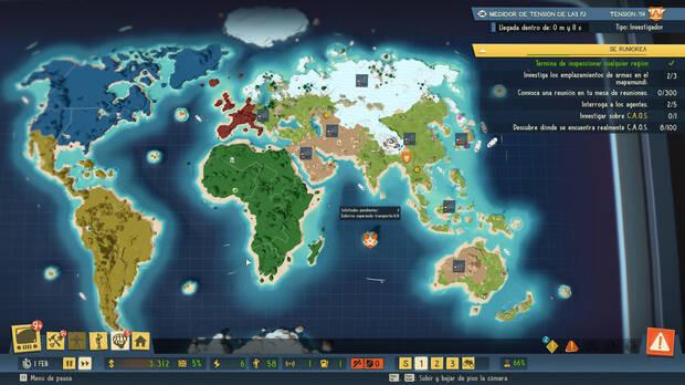 Cuando nuestra base sea lo suficientemente poderosa podremos comenzar con nuestros planes de conquistar el mundo a través de maquinaciones de todo tipo.