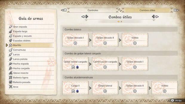 Monster Hunter Rise - Combos útiles del Martillo
