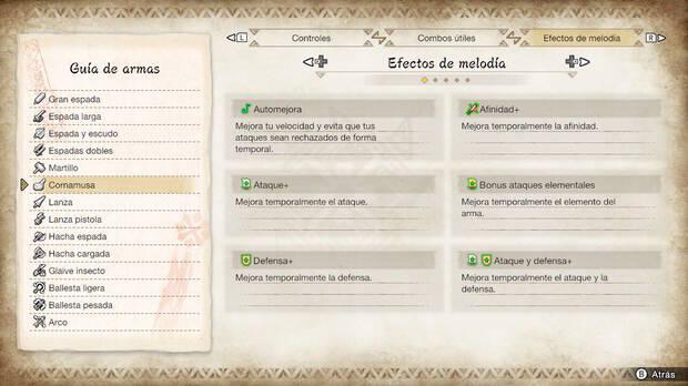 Monster Hunter Rise - Efectos de melodía de la Cornamusa