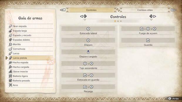 Monster Hunter Rise - Controles de Lanza pistola