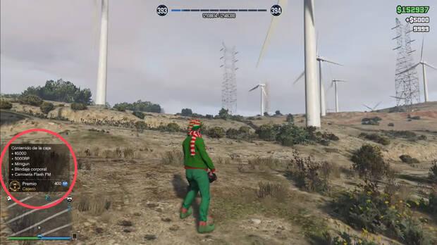 GTA Online - Recoge las cajas que caen