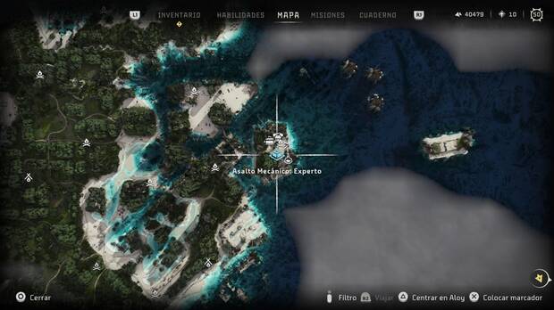 Horizon Forbidden West - Localización y recompensas del jugador de Asalto mecánico: Asalto mecánico de Arribo