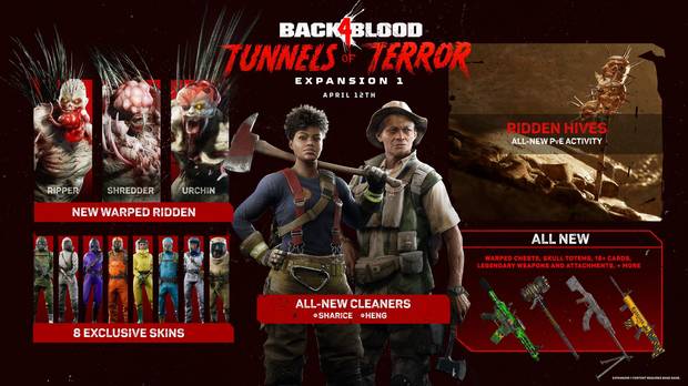 Nuevo contenido del primer DLC de Back 4 Blood.