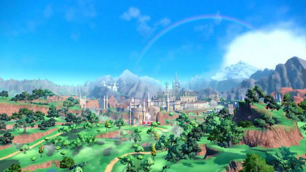 Ciudad central de Pokémon Escarlata y Púrpura.