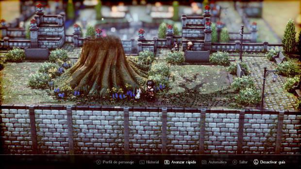 En las pesquisas exploramos con libertad pequeños entornos construidos como un diorama que podemos rotar para descubrir ítems ocultos y gatetes.