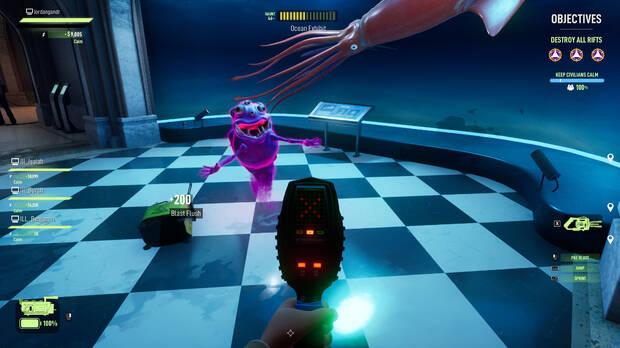 Cuando capturemos al fantasma por primera vez comenzará un minijuego que le dará la oportunidad de escapar y tener una vida extra prolongando así la partida.