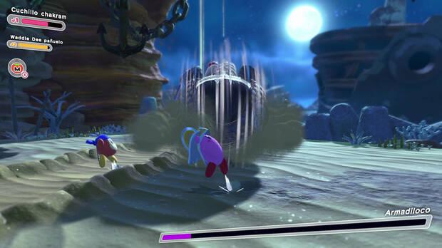 Kirby esquiva con much�simo estilo, como no pod�a ser de otro modo.