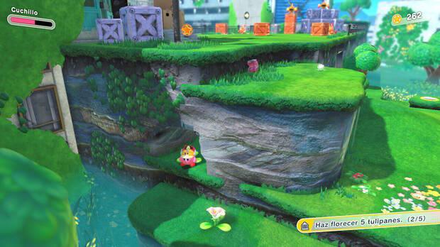 Kirby y la tierra olvidada - Valle Edificado: Tulipán nº 2