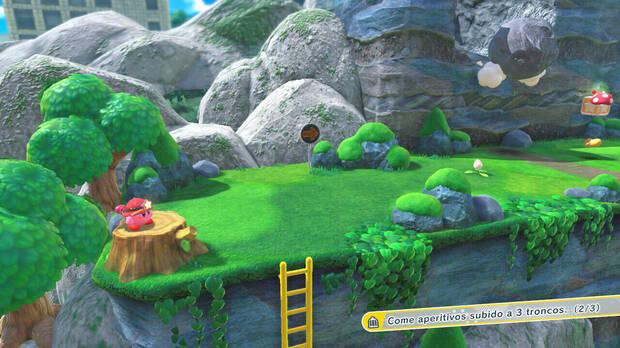 Kirby y la tierra olvidada - Vía de Rocas Rodantes: Aperitivo nº 2