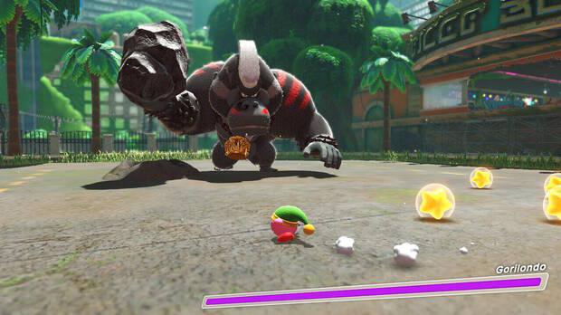 Kirby y la tierra olvidada - Consejos para derrotar a Gorilondo