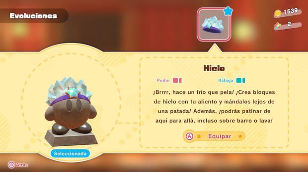 Kirby y la tierra olvidada - Habilidad Hielo