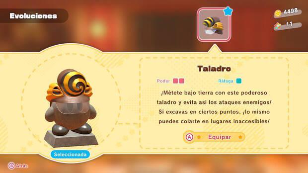 Kirby y la tierra olvidada - Habilidad Taladro