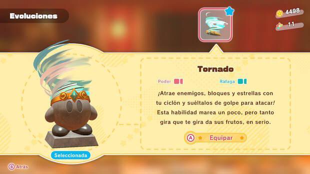 Kirby y la tierra olvidada - Habilidad Tornado