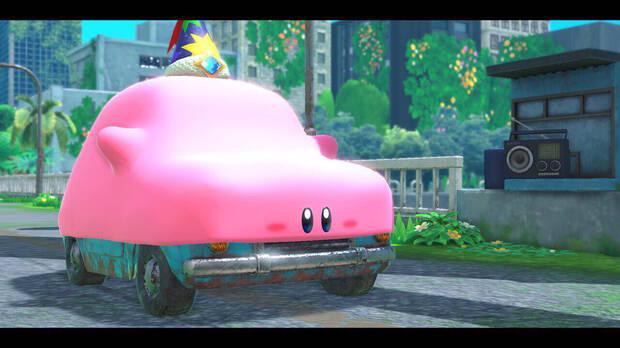 Kirby y la tierra olvidada - Coche transmórfico