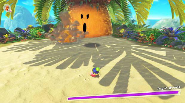 Kirby y la tierra olvidada - Vence en 2:00 a Tropic Woods