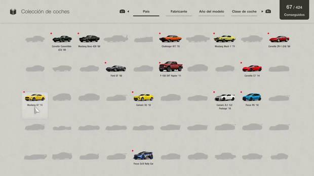 Tenemos a nuestra disposici�n m�s de 400 coches que podemos modificar mec�nica y visualmente.
