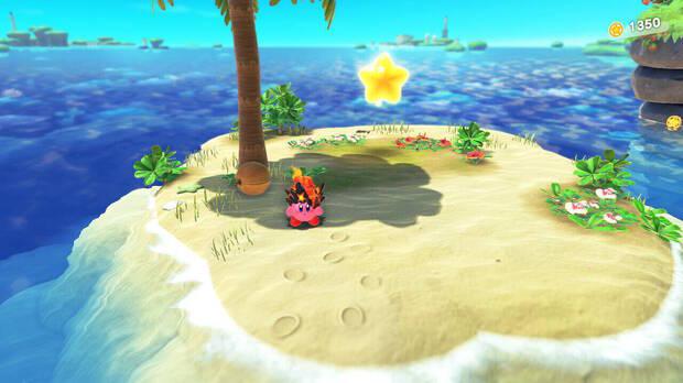 Kirby y la tierra olvidada - Playa Abandonada: Nuez toc toc nº 2