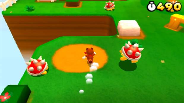 Captura de Super Mario 3D Land.