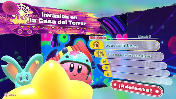 Kirby y la tierra olvidada - Invasión en la Casa del Terror: Misiones