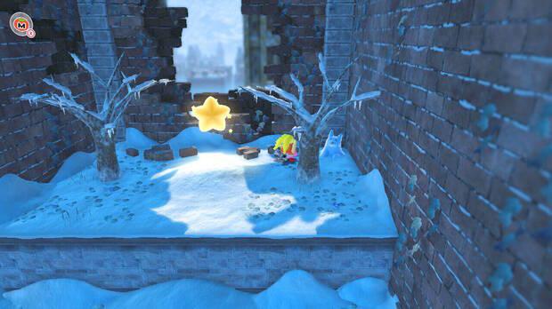 Kirby y la tierra olvidada - Calle Nívea Nordeña: Estatua de animal de nieve nº 2