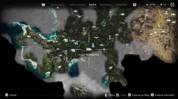 Horizon Forbidden West - Localización de Bégimo #02