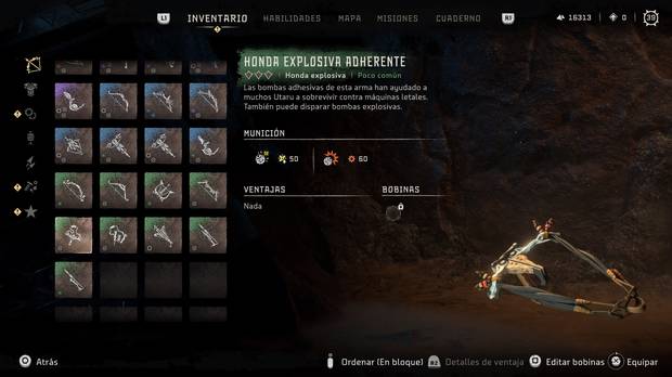 Horizon Forbidden West - Arma Honda explosiva adherente