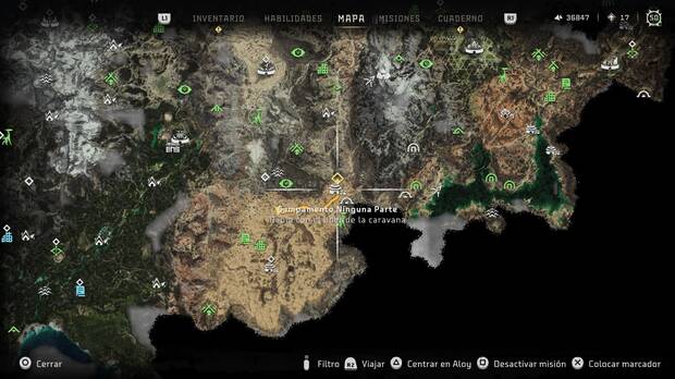 Horizon Forbidden West - Cubriendo gastos: ubicación y recompensas
