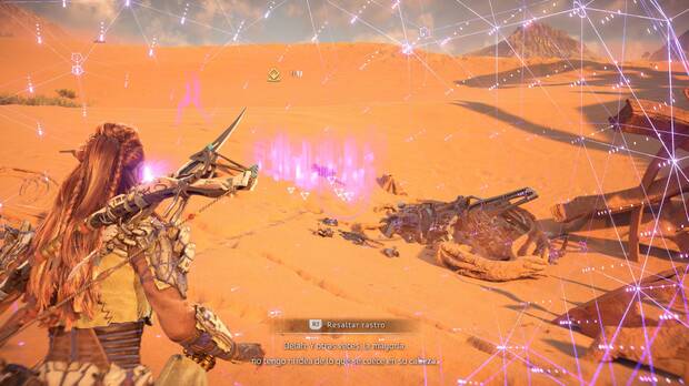 Horizon Forbidden West - Explota o revienta: Encontrar el rastro de Bumbum en el desierto