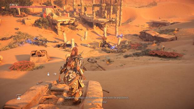 Horizon Forbidden West - Explota o revienta: Matar a las máquinas en la zona de trampas