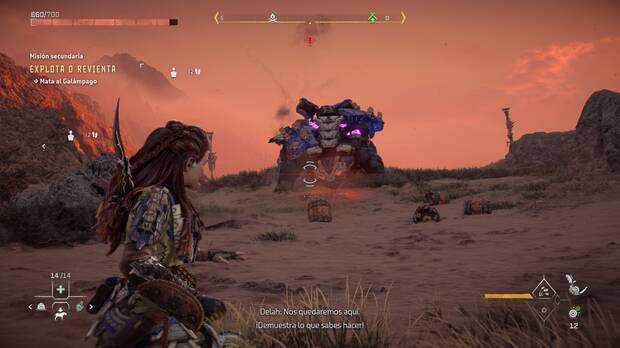 Horizon Forbidden West - Explota o revienta: Combate contra el Galámpago
