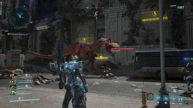 De entre otros dinosaurios, también tendremos que enfrentarnos a un T-rex.