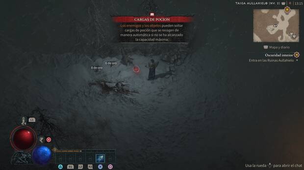Diablo 4 - Cómo mejorar el efecto de las pociones
