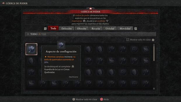 Diablo 4 - Conseguir todos los aspectos del códice de poder