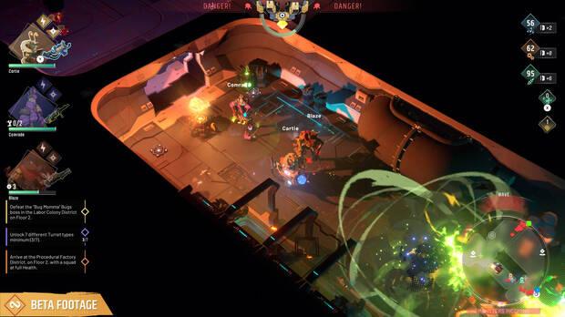 El juego combina con acierto géneros como acción, estrategia, tower-defense o rogue-like.