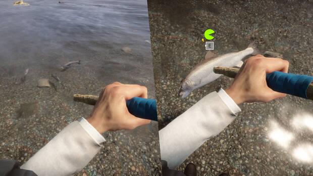 Sons of the Forest - Pescar con una lanza fabricada