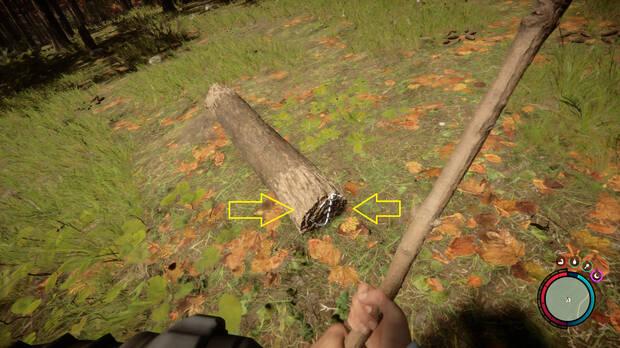 Sons of the Forest - 1er truco para duplicar troncos en un jugador