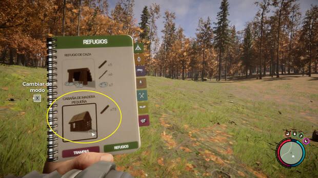 Sons of the Forest - Crear la cabaña de madera pequeña para el truco de duplicar troncos
